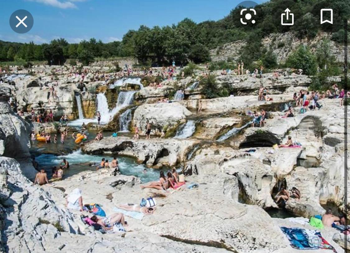 Gite Les Oliviers 10 Pers Piscine Au Calme 4 Etoiles Saint-Laurent-la-Vernède المظهر الخارجي الصورة